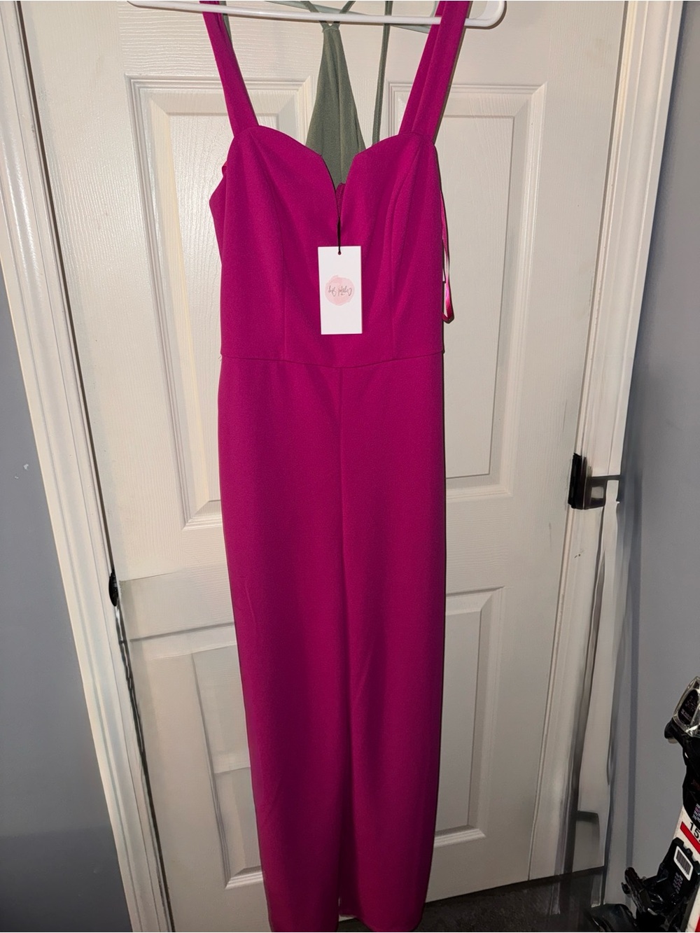 T.J.Maxx Fuchsia Sleeveless Jumpsuit